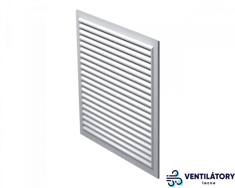 Plastová Vetracia Mriežka MV250-1S s UV Odolným ABS Materiálom a Sieťkou proti Hmyzu, 230x230mm Plastová Vetracia Mriežka MV250-1S s UV Odolným ABS Materiálom a Sieťkou proti Hmyzu, 230x230mm