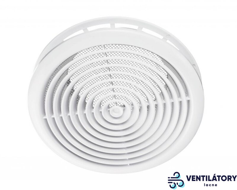 Stropný Difúzor MV200PFS s Integrovanou Sieťkou Proti Hmyzu - Plastový Ventilačný Systém z ABS Plastu