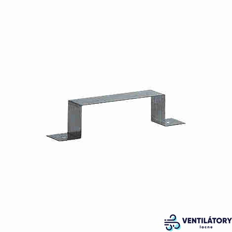 Pozinkovaný montážny úchyt na vzduchový kanál 200x90mm pre krbové rozvody
