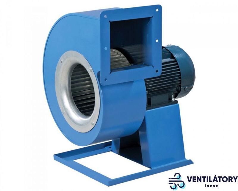 VENTS VCUN 400x183-1,5-8 Radiálny Ventilátor s Výkonom 6545 m3/h, 3-fázový, Oceľový Kryt s Polymérnym Povlakom, Motor IP54