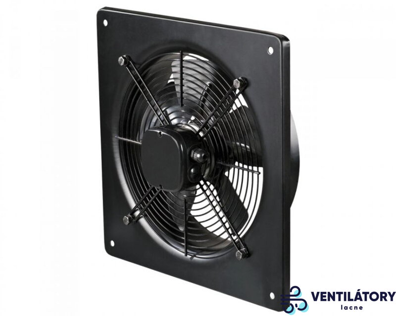Priemyselný axiálny ventilátor CAIROX APFV 450 s výkonom 4680 m³/h, priemer napojenia 465 mm, napätie 230V