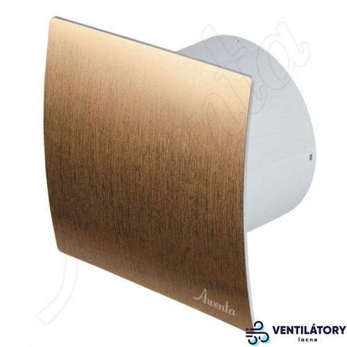 AWENTA A-escudo 100 Zlatý Ventilátor do Kúpeľne - 95m3/h, 100mm, IP X4, Moderný Dizajn, ABS Plast