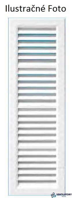 Vetracia mriežka 100x1500mm s ABS plastom a sieťkou proti hmyzu